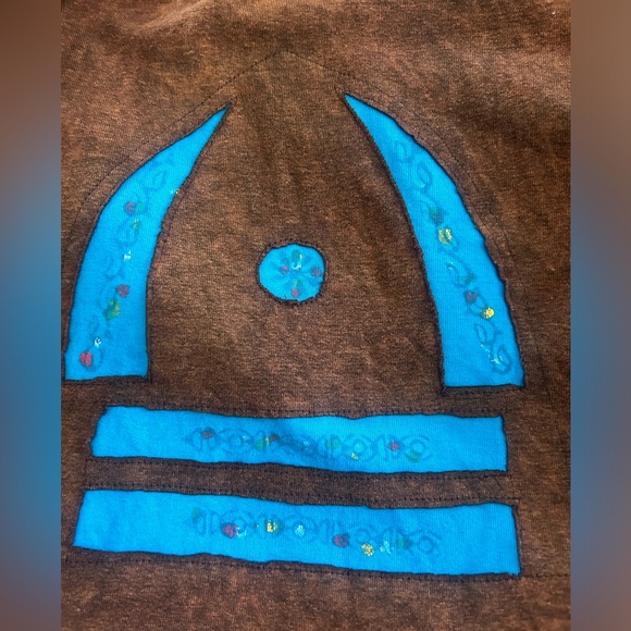 Rising International Handpainted Zippered jacket, size Medium - Picture 5 of 6